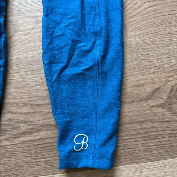 Bombshell Sportswear Blue Matching Sports Bra & Leggings - size S - Picture 2 of 4